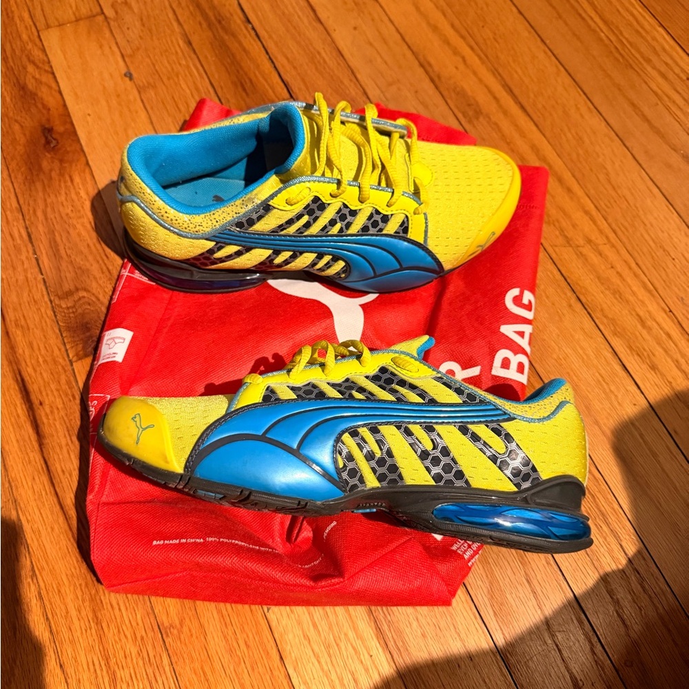 👹🔼Puma Archtec Iocell Running Eco Ortholite 8.5 shiny Vintage Y2K colorful rare